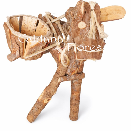 Burro de casca de pinus